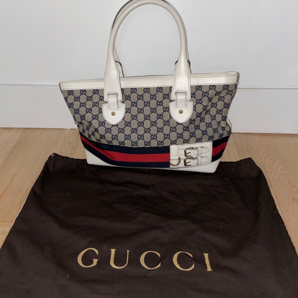 Authentic Gucci Heritage Shoulder Bag + Dust Bag - Picture 10 of 13
